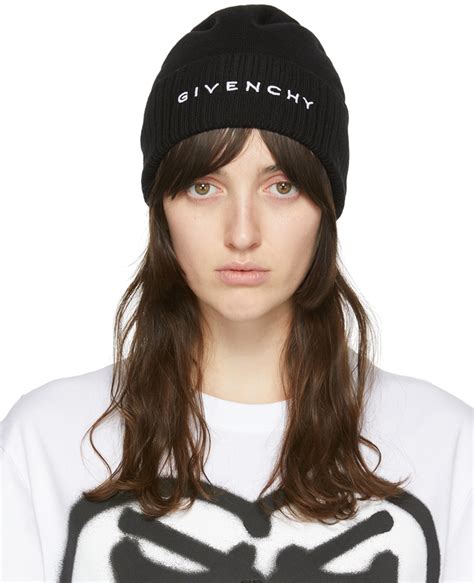 givenchy wool logo beanie|givenchy hat women's.